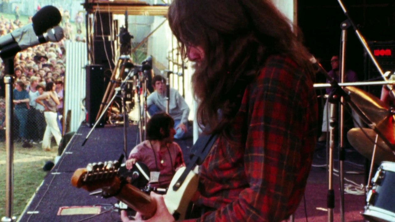 RORY GALLAGHER (21 ans) et son premier groupe TASTE, au FESTIVAL de L'île de WIGHT 1970.