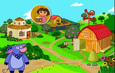 Dora The Explorer! Dora saves the farm with her friends!
