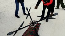 A ski, il se fait tracter par un drone !
