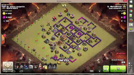 war coc indo elements vs death note part 1