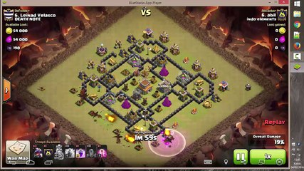 war coc indo elements vs death note part 10