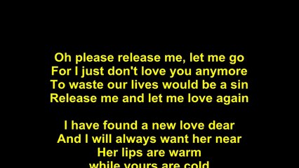 Elvis Presley – Release Me Lyrics