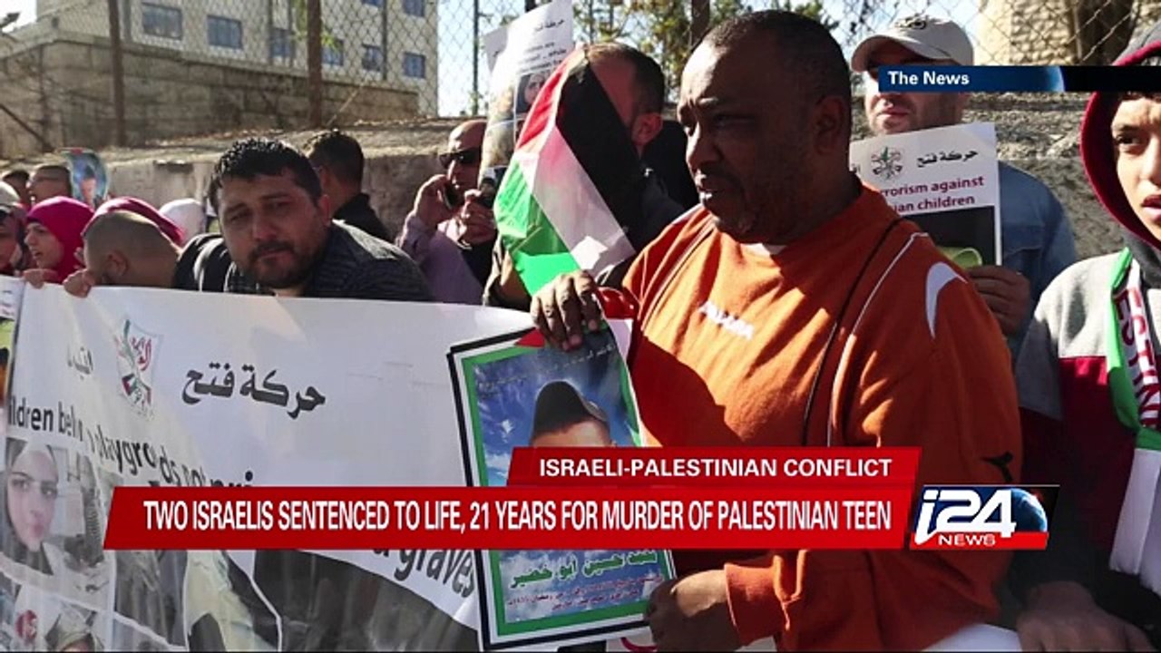 Two israelis sentenced to life, 21 years for murder of Palestinian teen