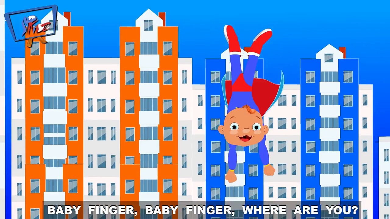 Super man finger family rhyme,