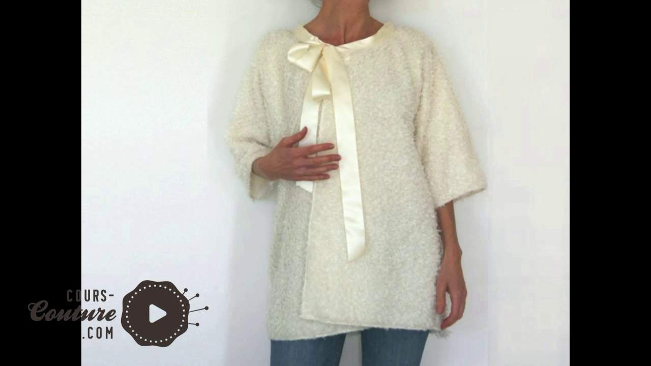 Patron de couture - Apprendre à coudre une veste - Tuto de couture