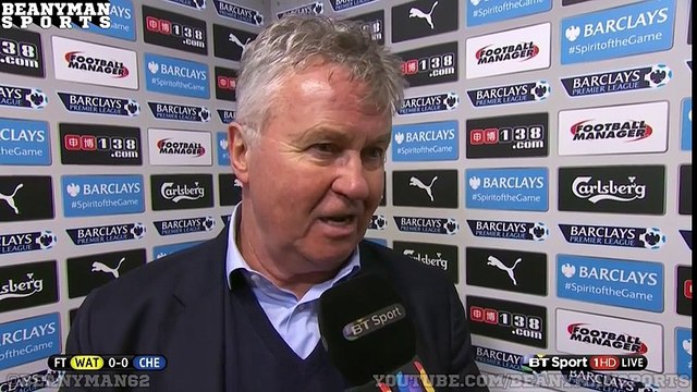 Watford 0-0 Chelsea - Guus Hiddink Post Match Interview