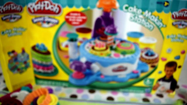 Play-Doh Cake Makin Station Bakery Playset ★Hasbro-Sweets Shoppe