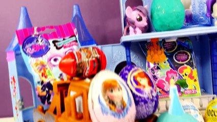 Download Video: Frozen Spongebob Barbie My Little Pony Cars Sofia The First Play Doh Kinder Surprise Eggs by DCTC