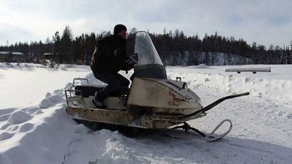 Снегоход буран, тест-драйв