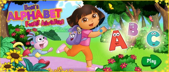 Dora The Explorer - Dora Alphabet Forest Adventure Game