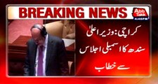 Karachi: CM Sindh Qaim Ali Shah address with Assembly