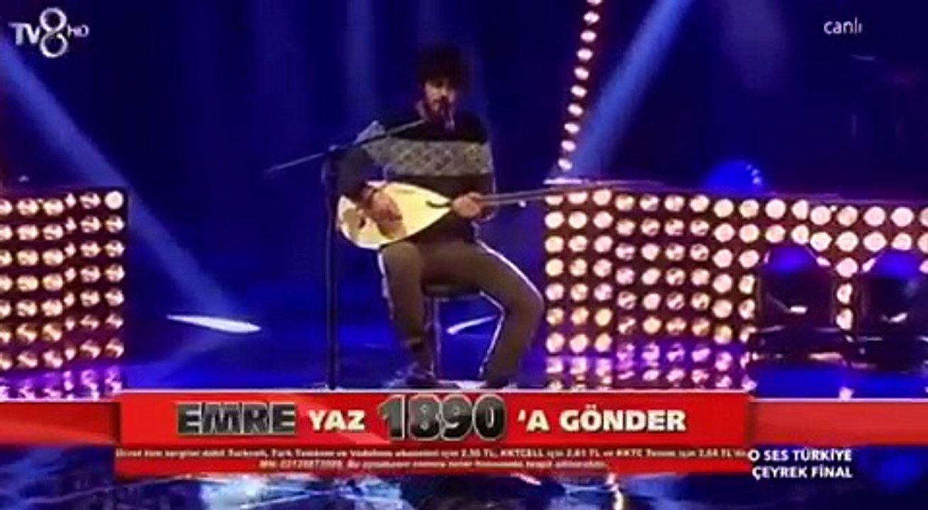 Emre Sertkaya O Ses Türkiye Performans ( Saçlarını Yol Getir )