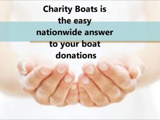 Why throw away money when you can be saving at charityboats.org