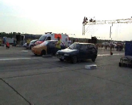 Fiat Uno Turbo Vs. Fiat Punto GT Turbo Drag Race