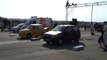 Fiat Uno Turbo Vs. Trabant Turbo Drag Race