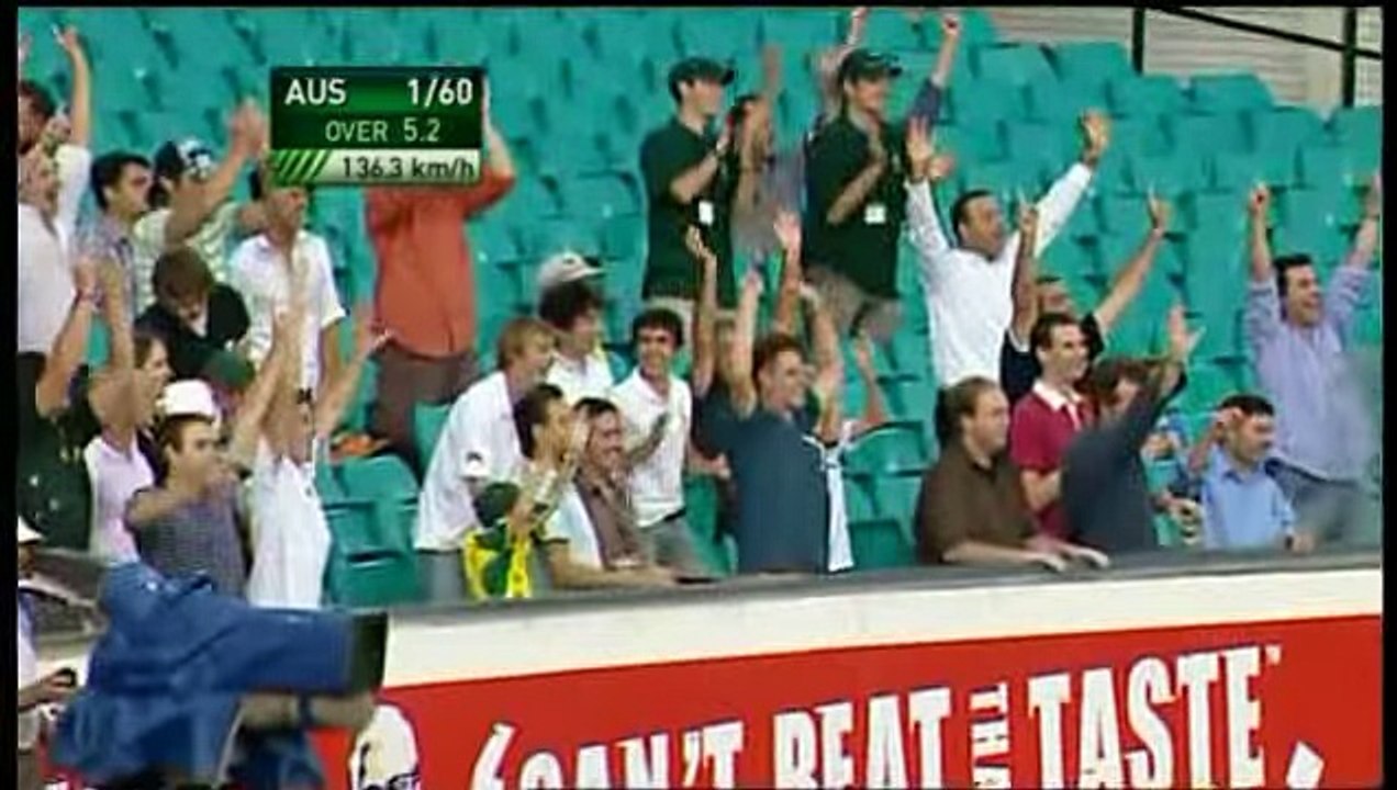Adam Gilchrist on FIRE! 3 sixes in a row - talking with Tony Greig and Slater
