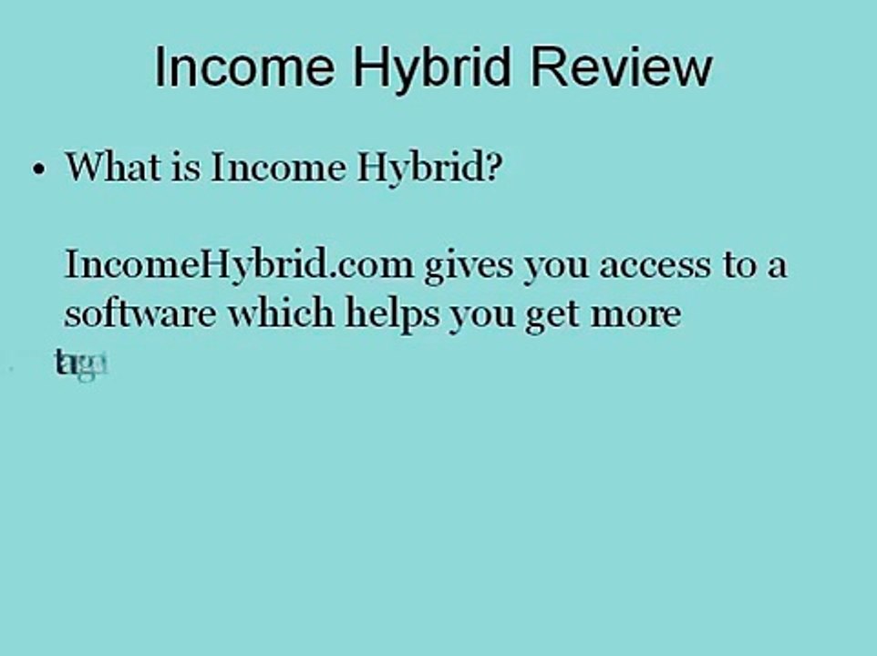 Income Hybrid Review: Is IncomeHybrid.com a scam?