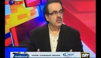 Dr Shahid Masood makes fun of Pervaiz Rasheed