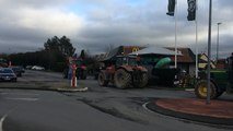 Les agriculteurs contrôlent les rayons chez Carrefour