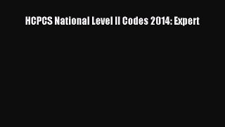 HCPCS National Level II Codes 2014: Expert  Free Books