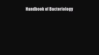 Handbook of Bacteriology  Free Books