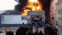 مقتل 3 اشخاص اثر اندلاع حريق بمحل لبيع البنزين المهرب بقابس