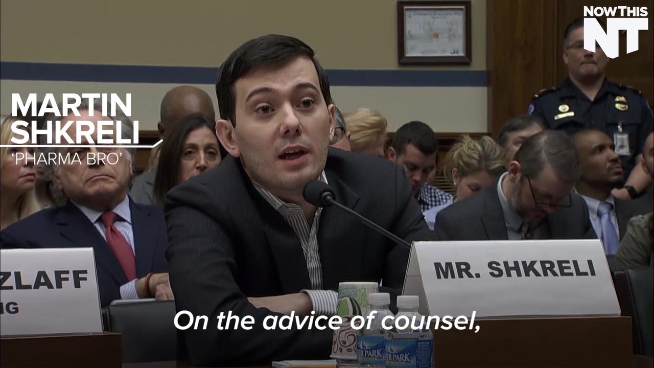 Martin Shkreli Keeps Pleading The Fifth