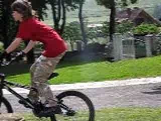 saut en bmx