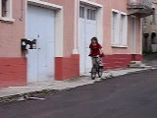 saut de trotoire en bmx