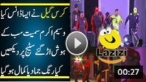 Superb Dance of Chris Gayle With Sean Paul on Stage in PSL 2016