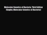 Molecular Genetics of Bacteria Third Edition (Snyder Molecular Genetics of Bacteria)  Free