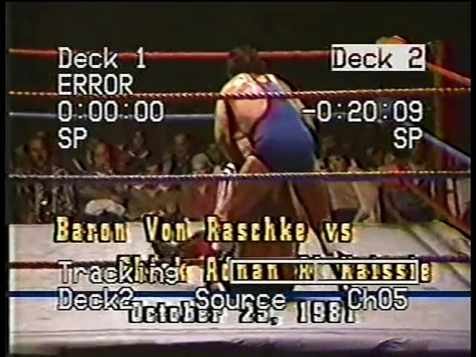 Baron Von Raschke vs Sheik Adnan El-Kaissey