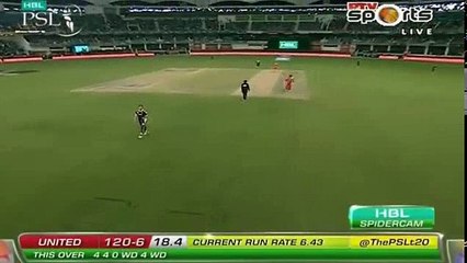 MIsbah OUT by Anwar Ali after back to back three 4s