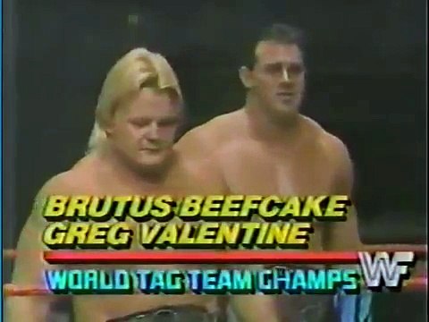 British Bulldogs vs Greg Valentine & Brutus Beefcake Championship Wrestling Feb 1st, 1986