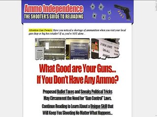 Ammo Independence The Shooters Guide To Reloading  E-book