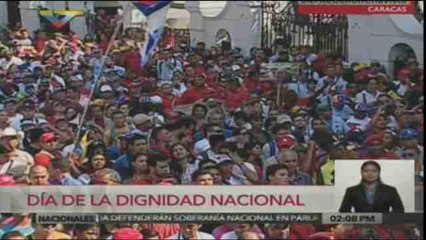 Chavistas conmemoran el 24 aniversario del intento de golpe de Estado de Chávez