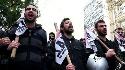 Greve geral na Grécia contra reforma das aposentadorias