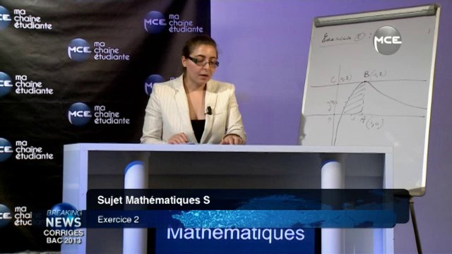 Bac 2013 : Correction vidéo Bac Général série S épreuve obligatoire de Mathématiques Exercice 1 et 2