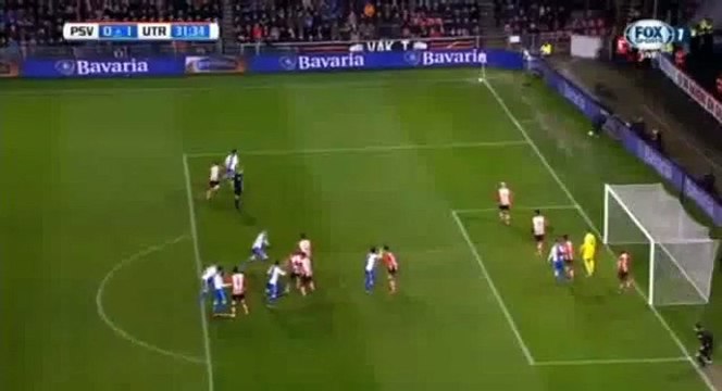 Bart Ramselaar Goal - PSV Eindhoven 0-1 FC Utrecht KNVB Beker 4-2-2016