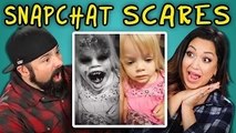 PARENTS REACT TO SNAPCHAT SCARES (SCARING KIDS WITH FILTERS)