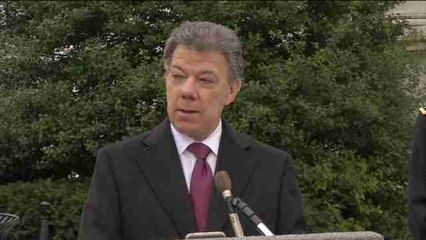 Santos pide en EE.UU. no más muertes de soldados en vísperas de paz