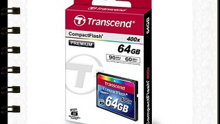 Transcend TS64GCF400 - Tarjeta de memoria Compact Flash de 64 GB