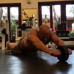 Vin Diesel mostró su rutina de ejercicios