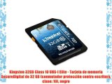 Kingston 32GB Class 10 UHS-I Elite - Tarjeta de memoria SecureDigital de 32 GB (conmutador