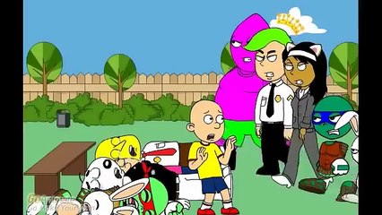 ™ Caillou Beats Up Spongebob, Timmy Turner, Dudley Puppy, Raphael And Rabbid And Gets Grounded