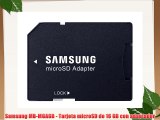 Samsung MB-MGAGB - Tarjeta microSD de 16 GB con adaptador
