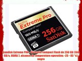 Sandisk Extreme PRO - Memoria Compact Flash de 256 GB (160 GB/s UDMA 7 alcance de temperatura