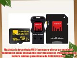 Strontium Nitro MicroSD UHS-1 de tarjeta de memoria con adaptador y lector de tarjetas 128