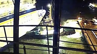 Tugboat Saves Ship From Crashing