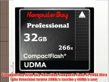 Komputerbay KB_32GBCF_266X - Tarjeta de memoria de alta velocidad 32GB de capacidad Compact